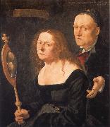 Lucas Furtenagel, The painter Hans Burgkmair and his wife Anna,nee Allerlai
